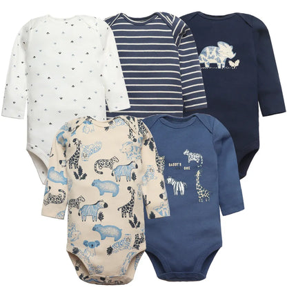 5 Pieces - Long sleeve bodysuit  0-24Month