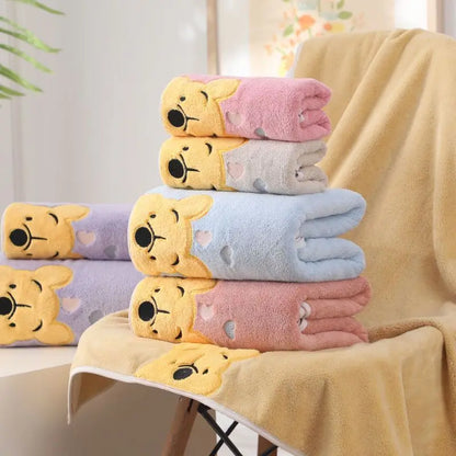 Bear bath towel