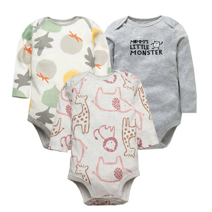 5 Pieces - Long sleeve bodysuit  0-24Month